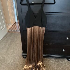 ALC Cocktail Dress - Black and Bronze